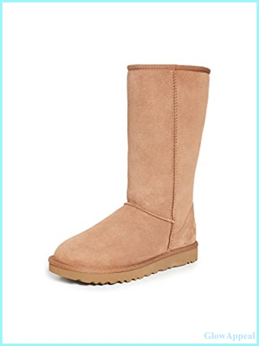 Sheepskin Suede Knee-High Boots Water Repellent Tall Winter Casual